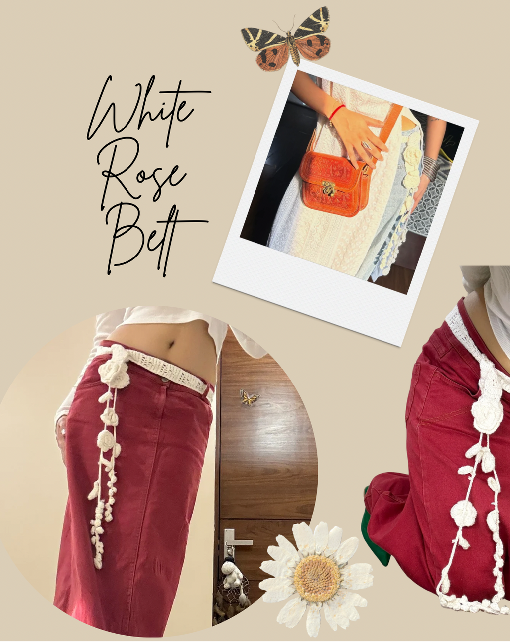 White Rose Belt